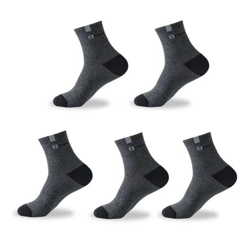 Cotton Sock for Men Sport Breathable Soft Letter Fashion