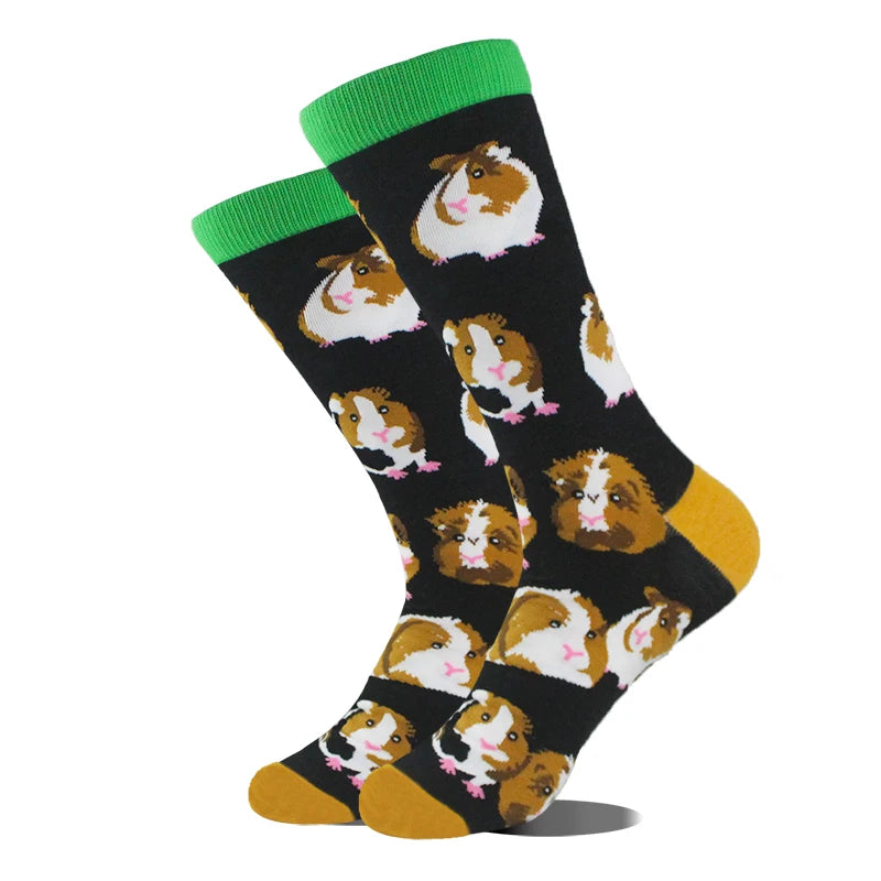 Cool Design Avocado Crew Socks Men Creative